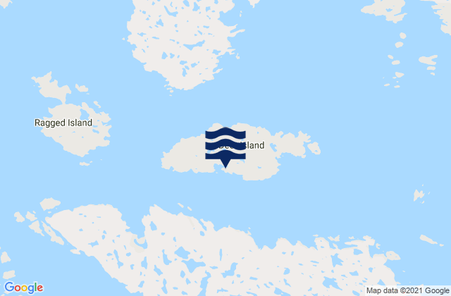 Mapa de mareas Deer Island, Canada