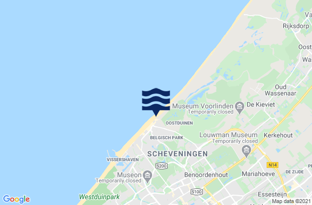 Mapa de mareas Delft, Netherlands
