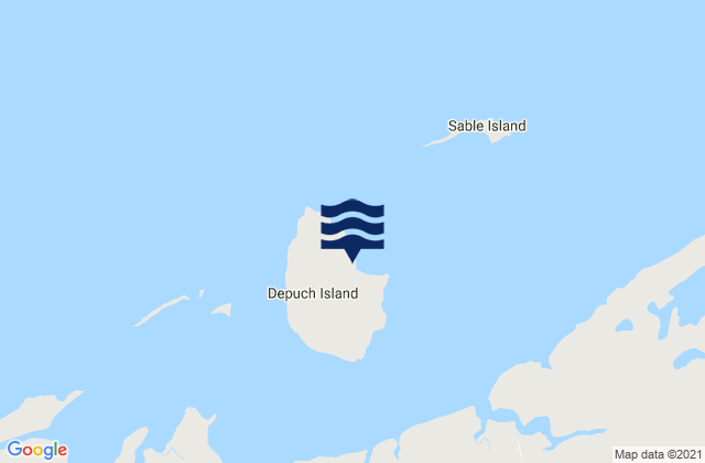 Mapa de mareas Depuch Island, Australia