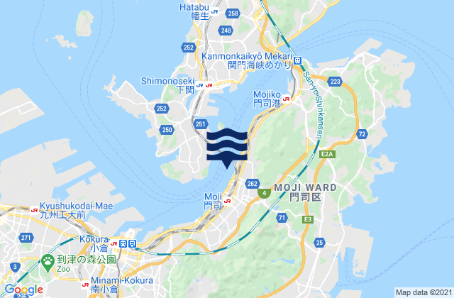 Mapa de mareas Desimatu, Japan