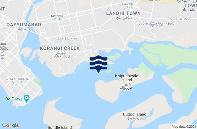 Mapa de mareas Dhari Island, Pakistan