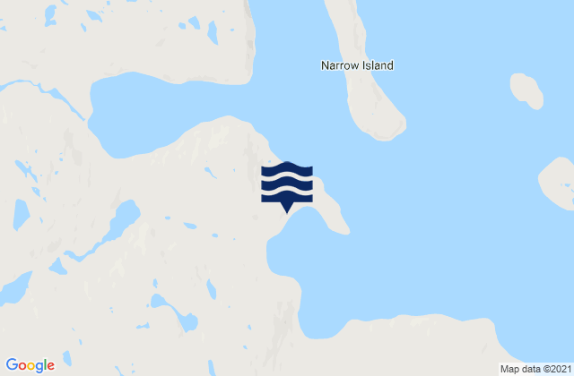 Mapa de mareas Diana Bay, Canada