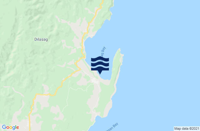 Mapa de mareas Diapitan Bay, Philippines