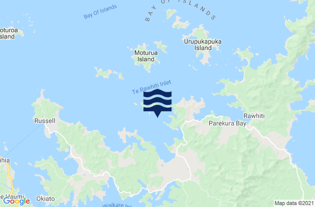 Mapa de mareas Dicks Bay, New Zealand