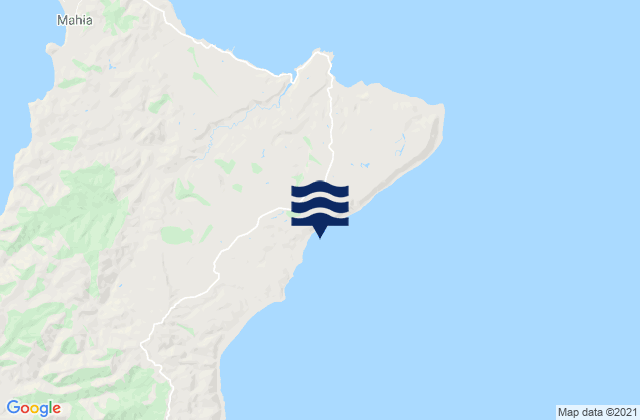 Mapa de mareas Diners Beach, New Zealand