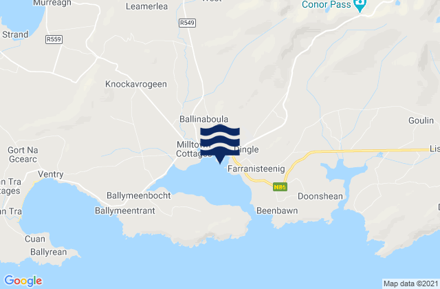 Mapa de mareas Dingle Harbour, Ireland