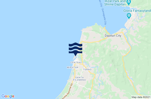 Mapa de mareas Dipolog City, Philippines
