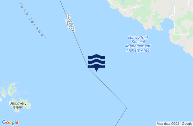 Mapa de mareas Discovery Island 3.3 miles northeast of, United States