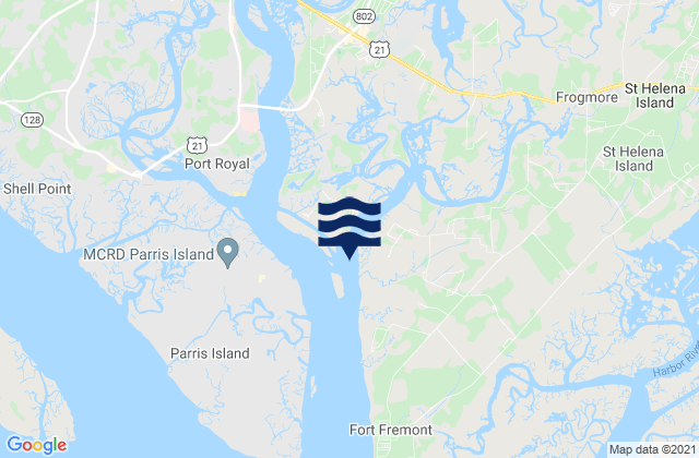 Mapa de mareas Distant Island (Cowen Creek), United States