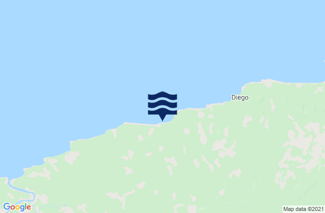 Mapa de mareas Distrito de Donoso, Panama