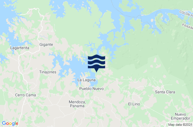 Mapa de mareas Distrito de La Chorrera, Panama