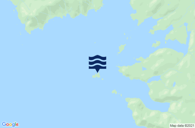 Mapa de mareas Diver Islands, United States