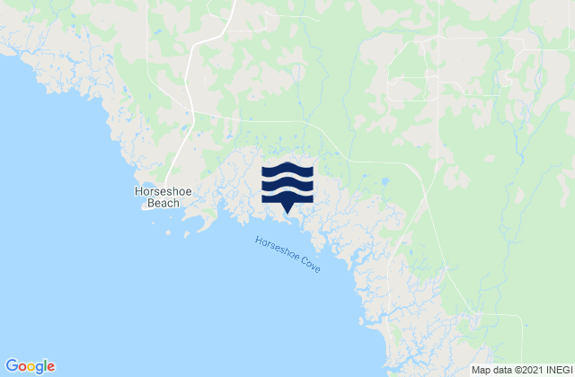 Mapa de mareas Dixie County, United States
