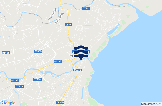 Mapa de mareas Diêm Điền, Vietnam