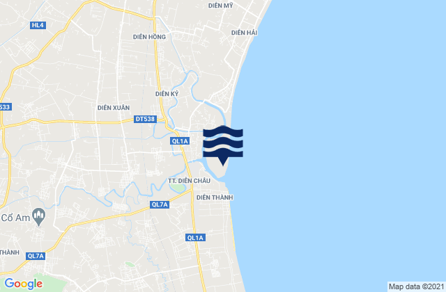 Mapa de mareas Diễn Châu, Vietnam