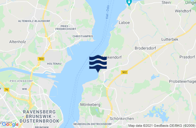 Mapa de mareas Dobersdorf, Germany
