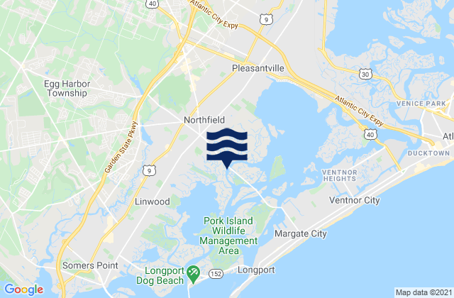 Mapa de mareas Dock Thorofare (Risley Channel), United States