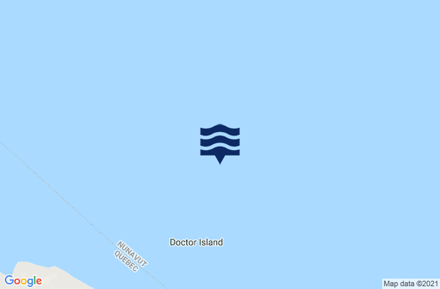Mapa de mareas Doctor Island, Canada