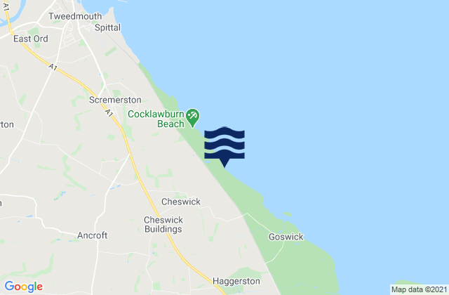 Mapa de mareas Doddington, United Kingdom