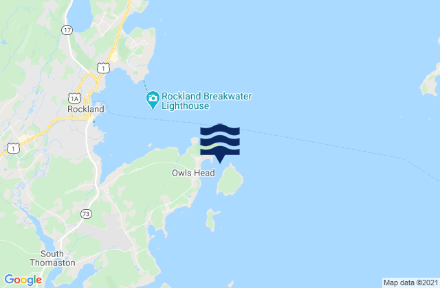 Mapa de mareas Dodge Point-Monroe Island, United States