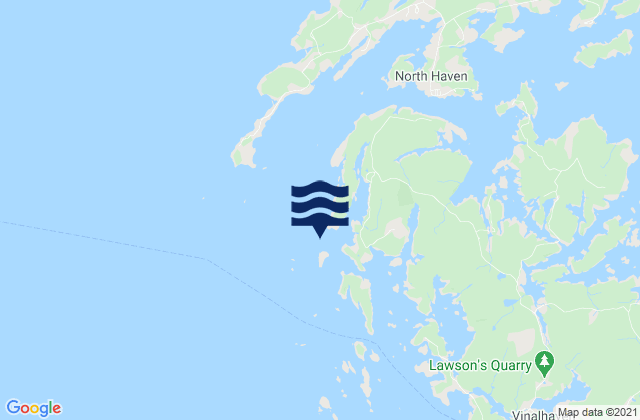 Mapa de mareas Dogfish Island NNE of, United States