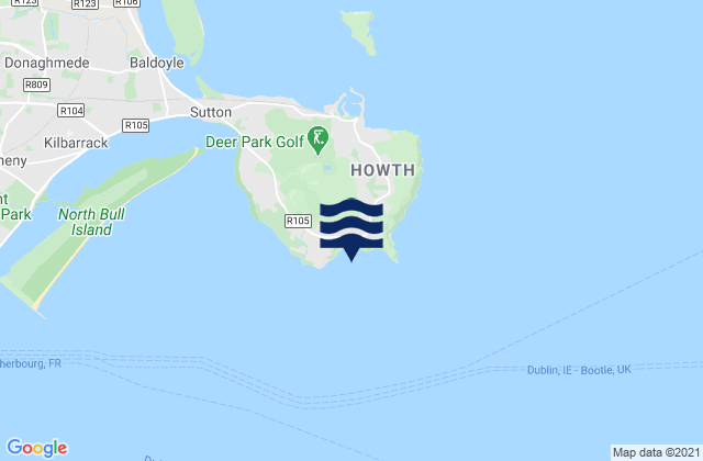Mapa de mareas Doldrum Bay, Ireland