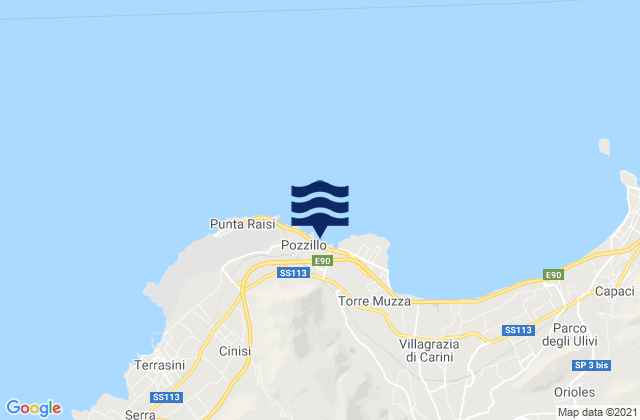 Mapa de mareas Dolphin Beach, Italy