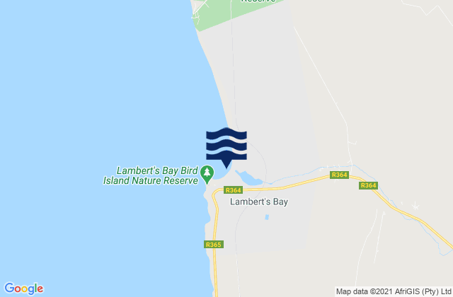 Mapa de mareas Donkin Bay, South Africa