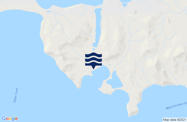 Mapa de mareas Dora Harbor, United States