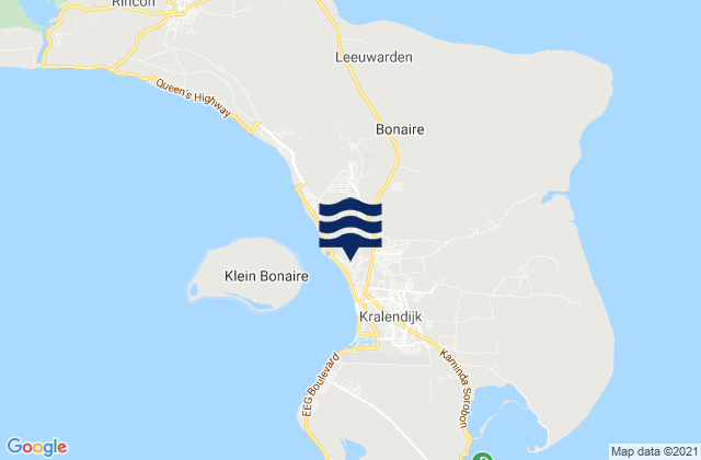Mapa de mareas Dorp Antriol, Bonaire, Saint Eustatius and Saba 