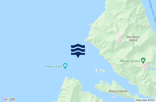 Mapa de mareas Doubtful Sound/Patea, New Zealand