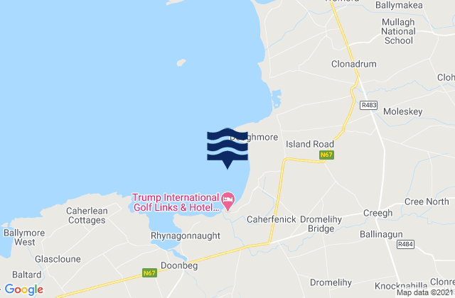 Mapa de mareas Doughmore Bay, Ireland