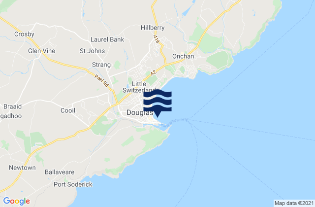 Mapa de mareas Douglas, Isle of Man
