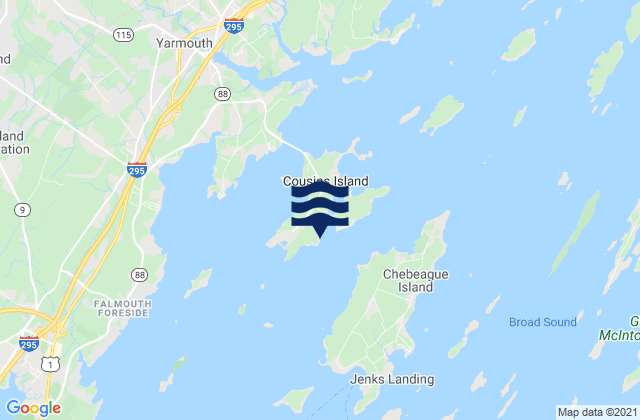 Mapa de mareas Doyle Point, United States