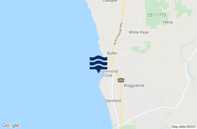Mapa de mareas Drummond Cove, Australia