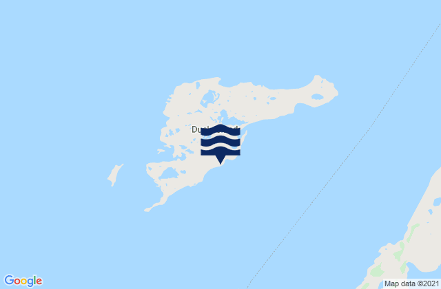 Mapa de mareas Duck Island, Canada