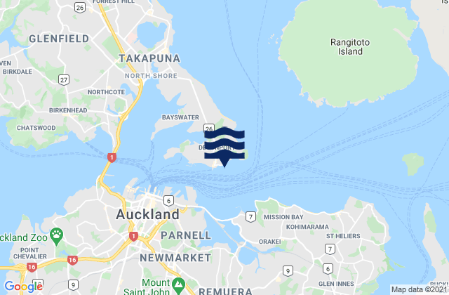 Mapa de mareas Duders Beach, New Zealand