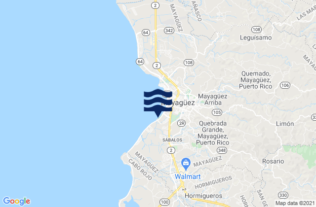 Mapa de mareas Duey Bajo Barrio, Puerto Rico