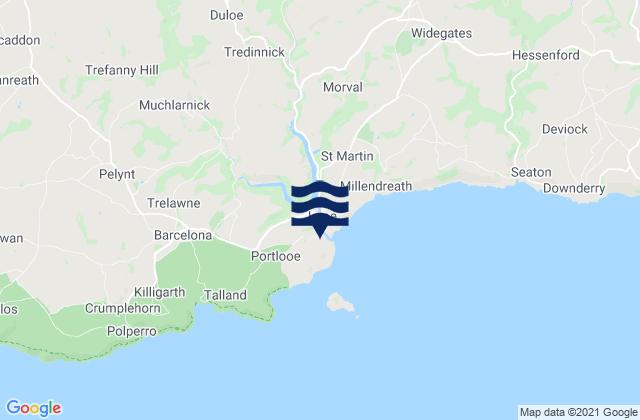 Mapa de mareas Duloe, United Kingdom