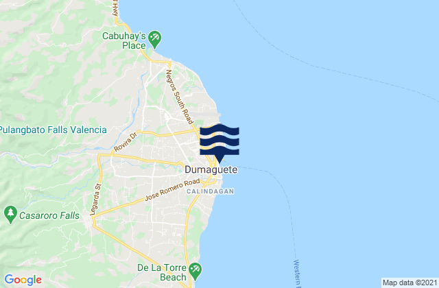 Mapa de mareas Dumaguete, Philippines