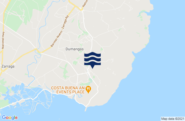 Mapa de mareas Dumangas, Philippines