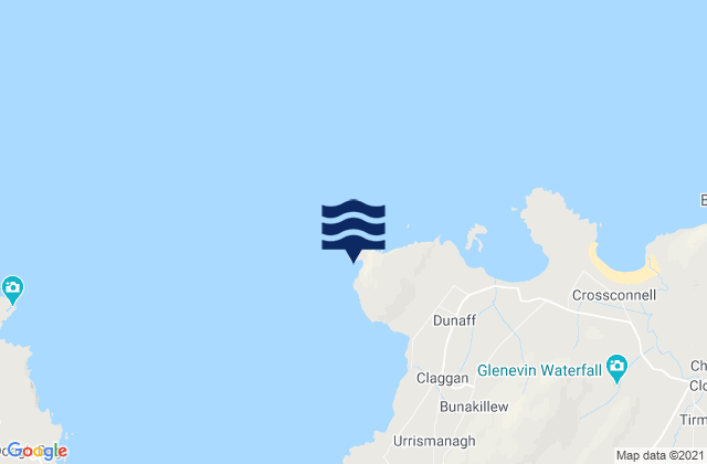 Mapa de mareas Dunaff Head, Ireland