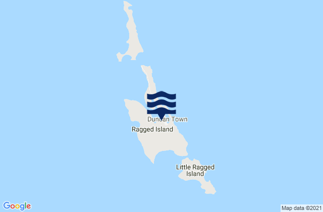 Mapa de mareas Duncan Town, Bahamas