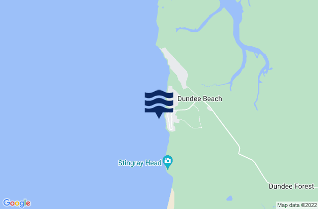 Mapa de mareas Dundee Beach, Australia
