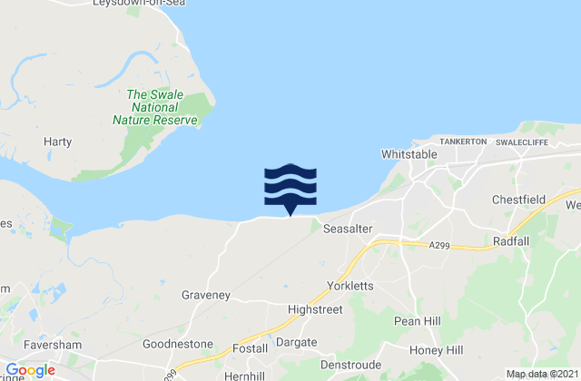 Mapa de mareas Dunkirk, United Kingdom