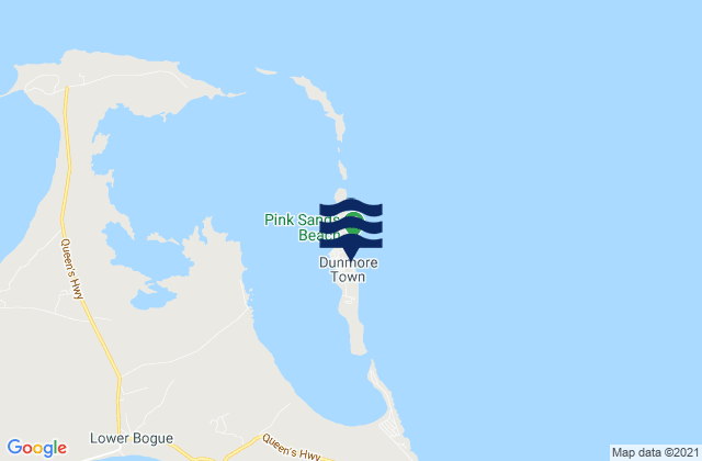 Mapa de mareas Dunmore Town, Bahamas
