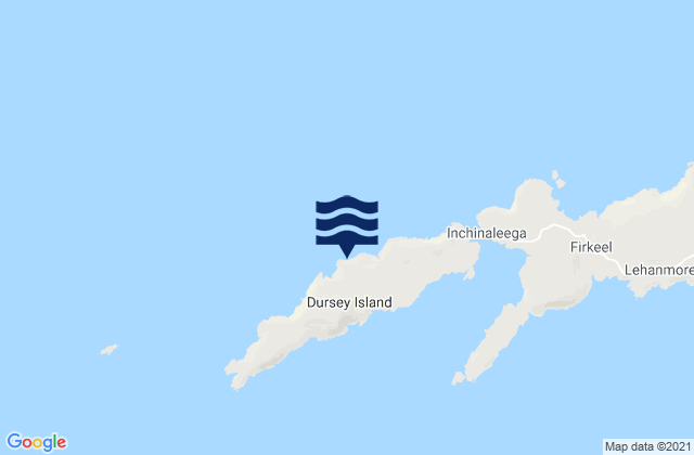Mapa de mareas Dursey Island, Ireland
