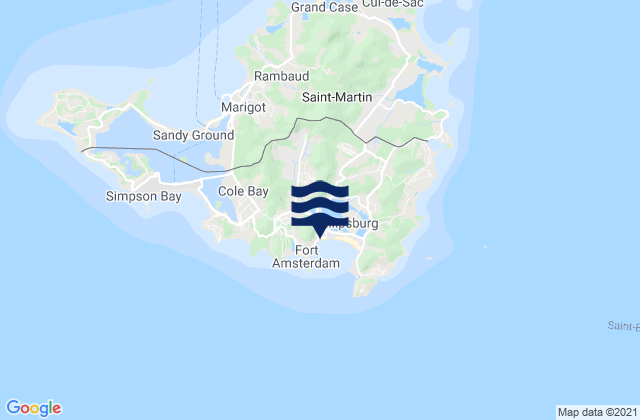 Mapa de mareas Duth Cul de Sac, U.S. Virgin Islands