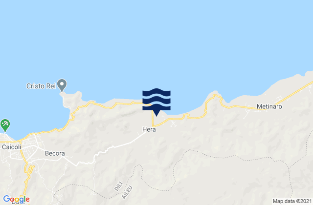 Mapa de mareas Díli, Timor Leste