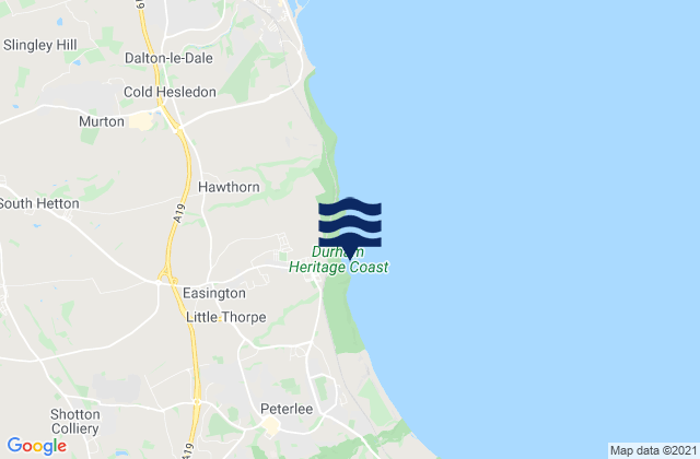 Mapa de mareas Easington Beach, United Kingdom